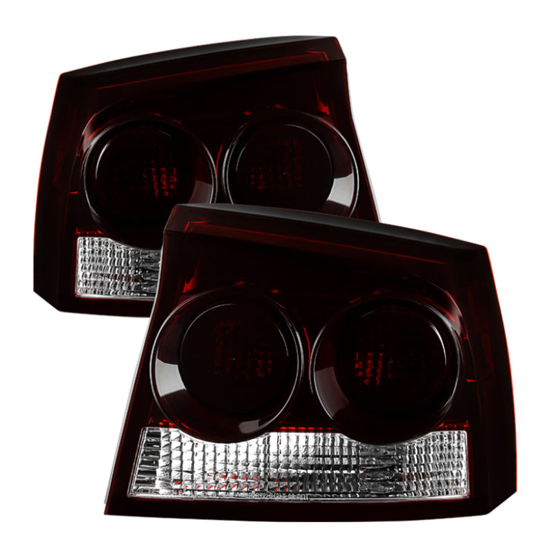 Xtune Dodge Charger 2009-2010 OEM Style Tail Lights Red Smoked ALT-JH-DC09-OE-RSM - 9033544