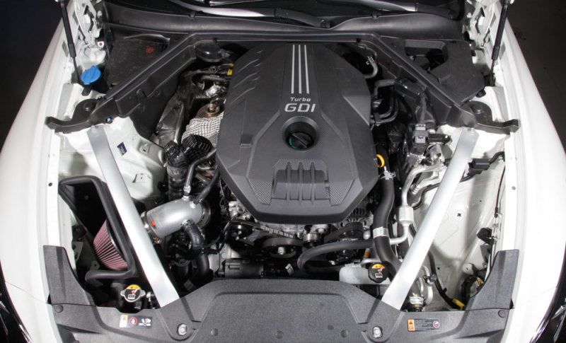 K&amp;N 2018 Kia Stinger L4-2.0L F/I Silver Typhoon Short Ram Intake - 69-5320TS