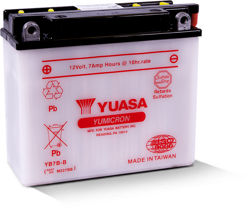 Yuasa YB7B-B Yumicron 12 Volt Battery - YUAM227BB by Yuasa Battery