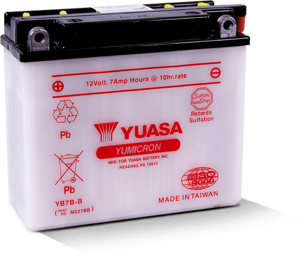 Yuasa YB7B-B Yumicron 12 Volt Battery - YUAM227BB by Yuasa Battery