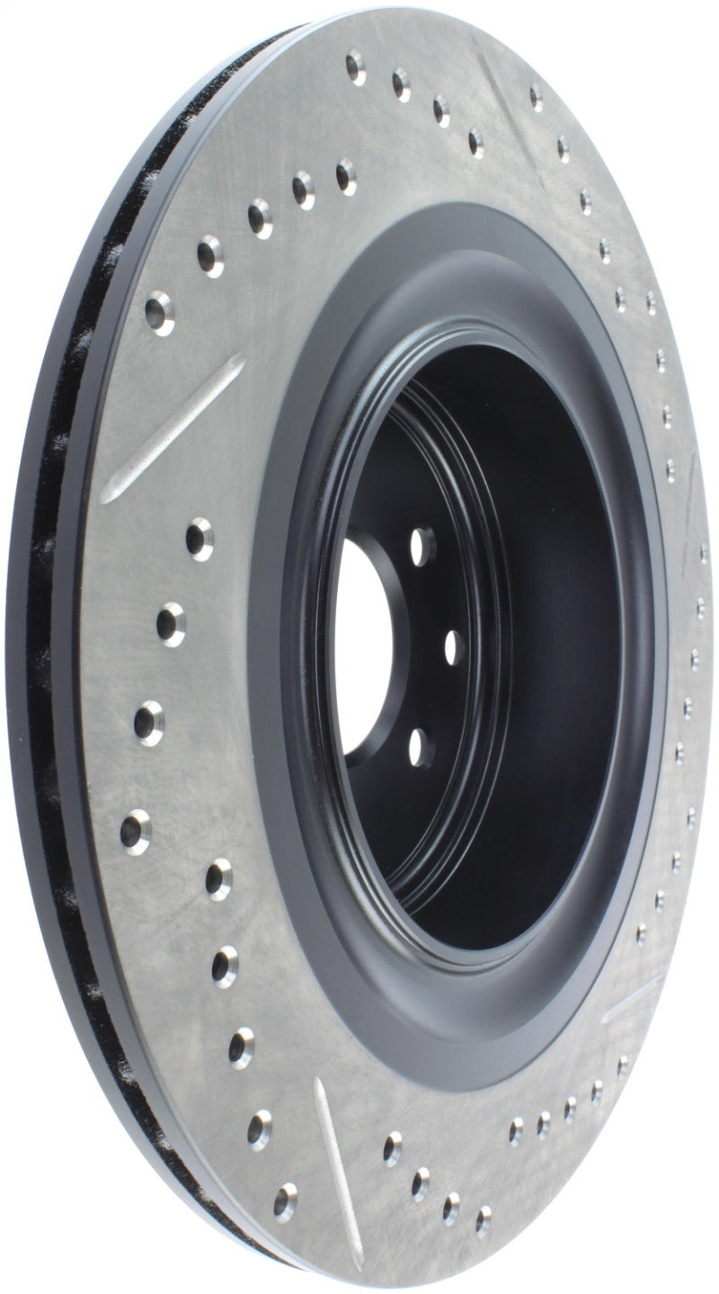 StopTech Infiniti G37 / Nissan 370Z SportStop Slotted &amp; Drilled Rear Right Rotor - 127.42101R