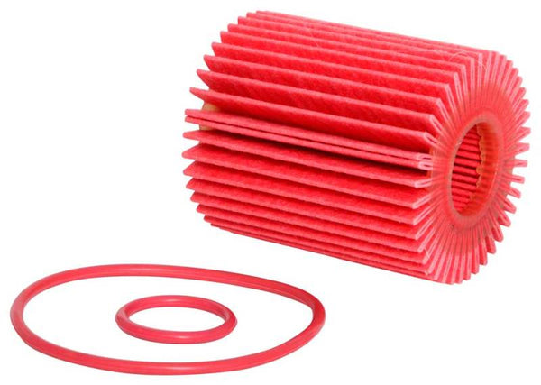 K&N Performance Oil Filter for 06-14 Toyota/Lexus Various Applications - HP-7023 for 2006-2025 Lexus IS - front view