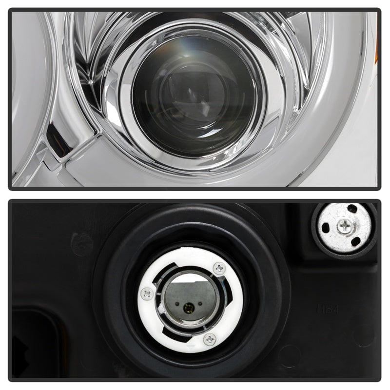 Spyder 05-07 Jeep Grand Cherokee - Light Bar Projector Headlights - Chrome - PRO-YD-JGC05V2-LB-C - 5086112