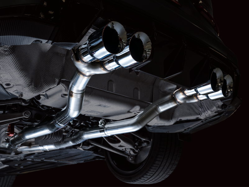 AWE Track Edition Catback Exhaust for BMW G8X M3/M4 - Chrome Silver Tips - 3020-43482