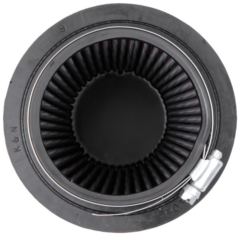 K&N Universal Rubber Filter Round Tprd 3.313in Flange ID x 4.75in Base OD x 3.5in Top OD x 6.5in H - RU-2710