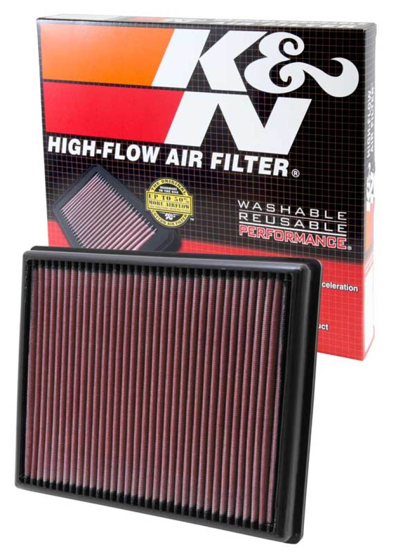 K&N Replacement Air FIlter 12 BMW 335i / 12-13 BMW M135I (F30) - 33-2997