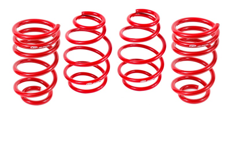 BMR 10-15 5th Gen Camaro V8 Lowering Spring Kit (Set Of 4) - Red - SP019R for 2010-2015 Chevrolet Camaro - front view
