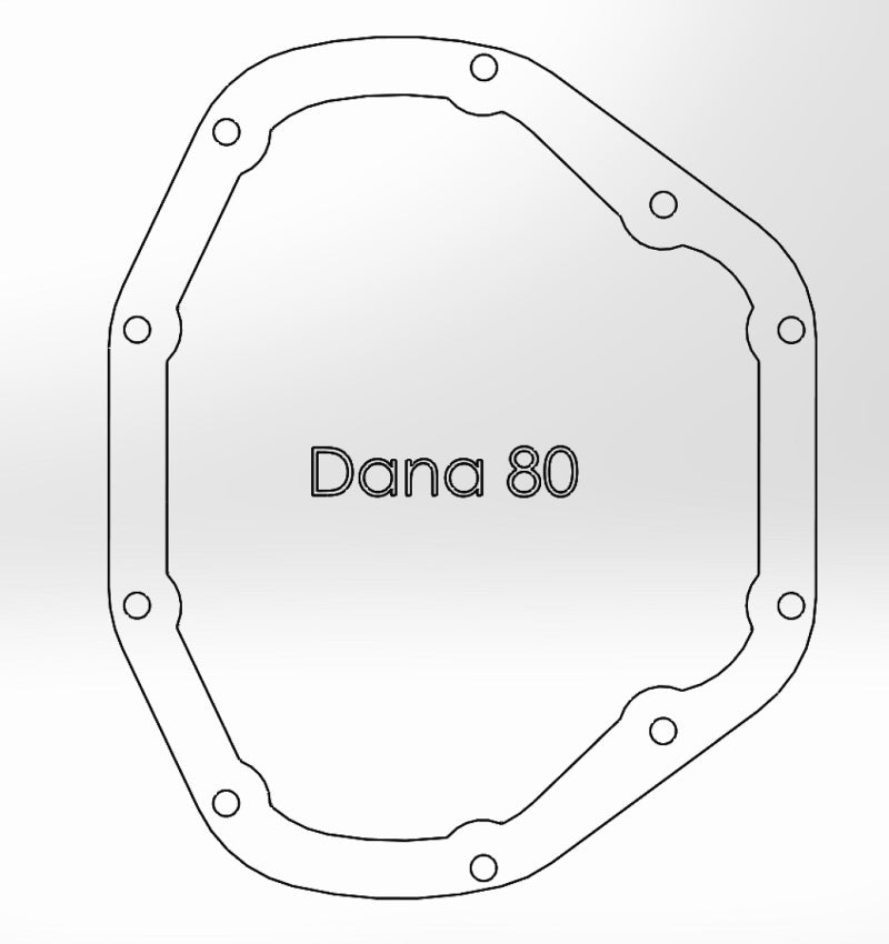 afe Rear Differential Cover (Raw; Street Series); Dodge Diesel Trucks 94-02 L6-5.9L (td) - 46-70030