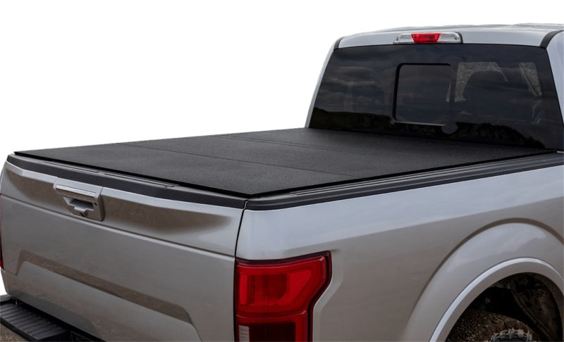 Access LOMAX Tri-Fold Cover 2022+ Ford Maverick 4ft 5in Bed - Black Urethane - B3010079