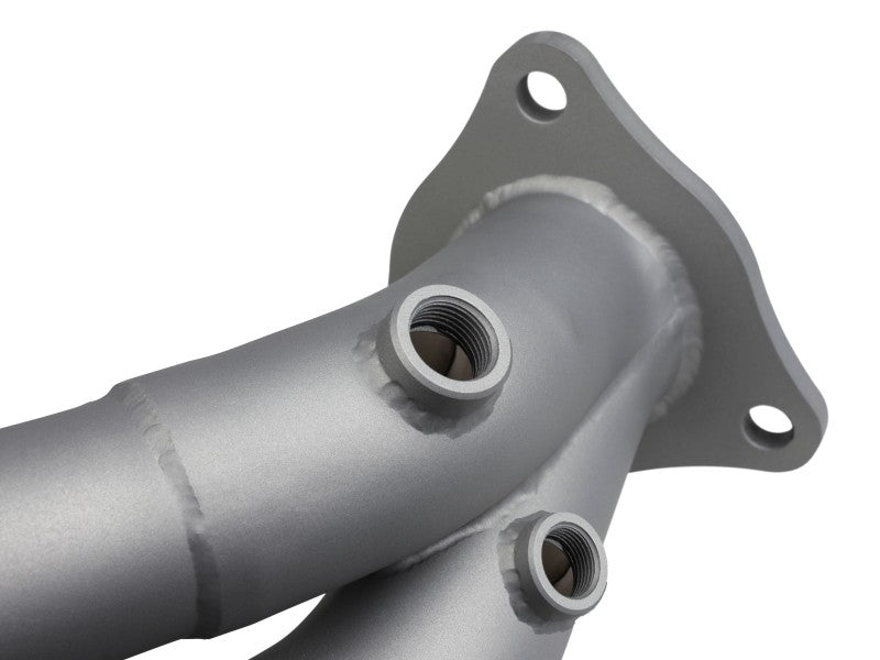 aFe Twisted 304SS Header 2020 Chevy Corvette (C8) 6.2L V8 - Titanium Ceramic Coated - 48-34148-T