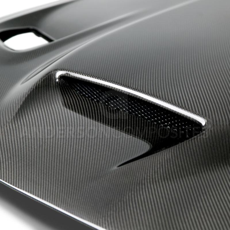 Anderson Composites 15-16 Dodge Challenger Hellcat Carbon Fiber Hood - AC-HD15DGCHHC-OE