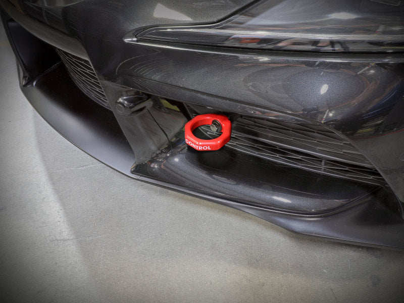 aFe Control Front Tow Hook Red 20-21 Toyota GR Supra (A90) - 450-721001-R