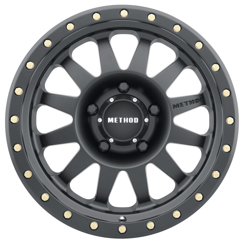 Method MR304 Double Standard 15x8 -24mm Offset 5x4.5 83mm CB Matte Black Wheel - MR30458012524N