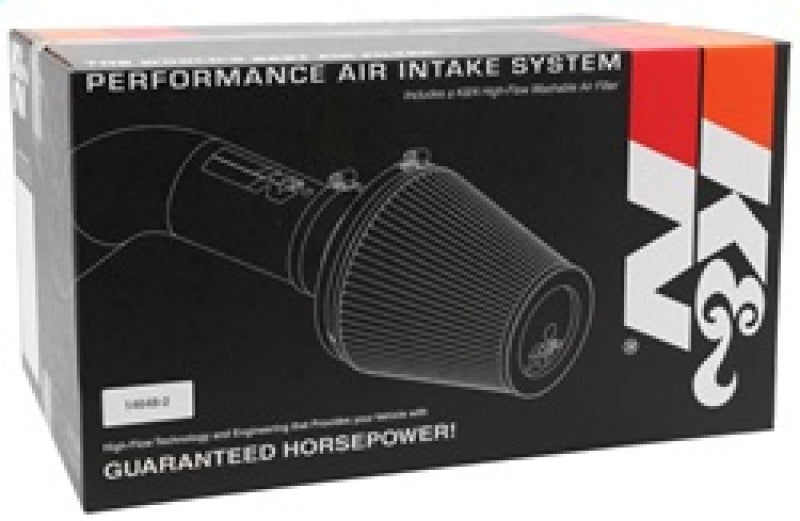 K&amp;N 16-17 Nissan Titan XD V8-5.0L Performance Air Intake Kit - Metal - 77-6017KS