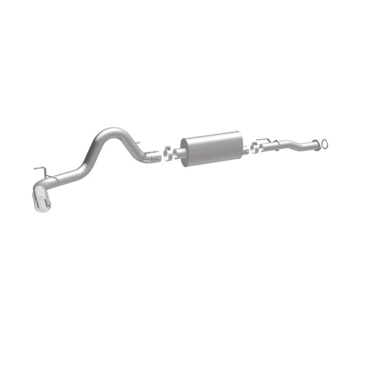 MagnaFlow Cat-Back 2016 Toyota Tacoma 3.5L V6 SS 3in Single Pass Side Exit Rear 4in Tip - 19291