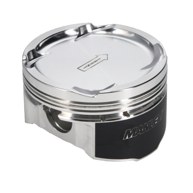 Manley 08+ Mitsubishi Evo X (4B11T) 86mm STD Bore 9.0:1 Dish Piston Set with Rings - 614000C-4