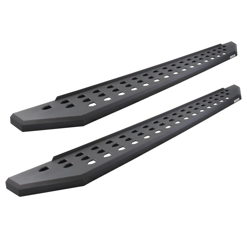 Go Rhino 2022 Toyota Tundra Crew Max Kit w/RB20 Running Board + Brkts + 4 RB20 Drop Steps - Tex. Blk - 6944368720PC