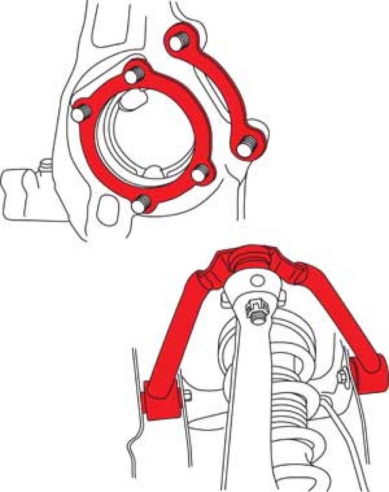 SPC Performance 03-08 Nissan 350Z/03-07 Infiniti G35 Front Adjustable Control Arms - 72123