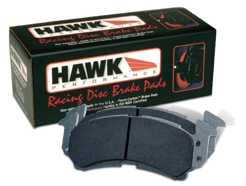 Hawk 89-93 Miata HP+ Street Rear Brake Pads (D458) - HB157N.484 for 1991-1996 Ford Escort - alternate view