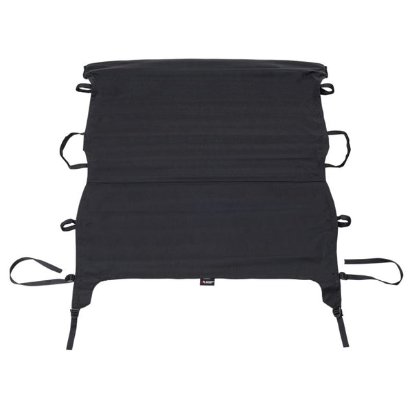 Rugged Ridge Savannah Brief Top Diamond Black 10-18 Jeep Wrangler JL 2-Door - 13593.35 for 2018-2026 Jeep Wrangler - front vi