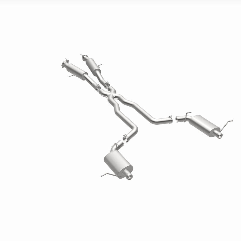 MagnaFlow 12 Jeep Grand Cherokee V8 6.4L Dual Split Rear Exit Stainless Cat Back Performance Exhaust - 15064