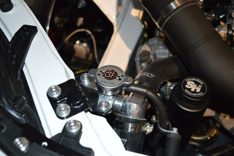 CSF 13+ BRZ / 13-20 Toyota 86 / 22+ GR86 Aluminum Filler Neck w/ High Pressure Radiator Cap - 8044