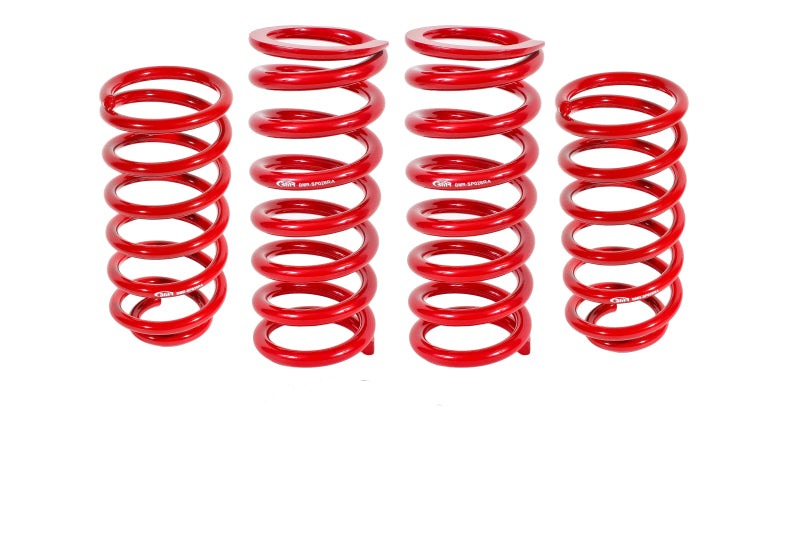 BMR 79-04 Fox Mustang Lowering Spring Kit (Set Of 4) - Red - SP027R