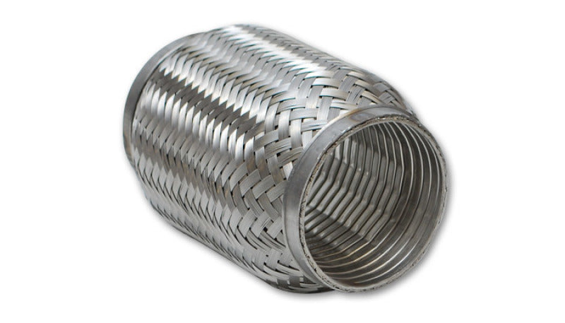 Vibrant SS Turbo FLEX Coupling with Interlock Liner 2.25in inlet/outlet x 4in long - 60704
