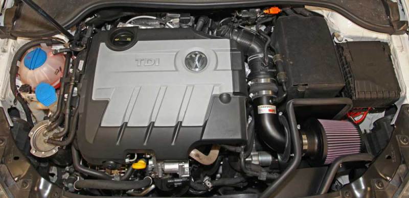 K&N 13-14 Volkwagen Jetta TDI 2.0L Typhoon Short Ram Intake - 69-9509TTK
