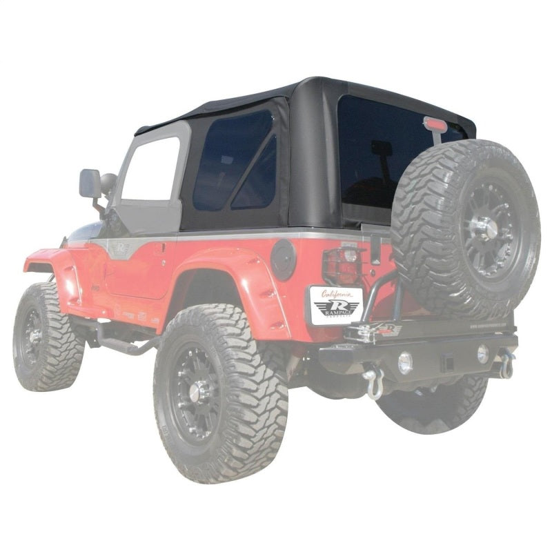 Rampage 1997-2006 Jeep Wrangler(TJ) OEM Replacement Top - Black Diamond - 912835