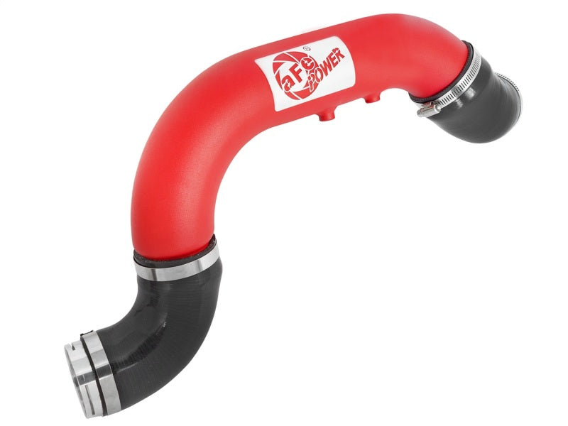 aFe BladeRunner 3in Red IC Tube Cold Side w/ Coupling &amp; Clamp Kit 2016 GM Colorado/Canyon 2.8L - 46-20269-R