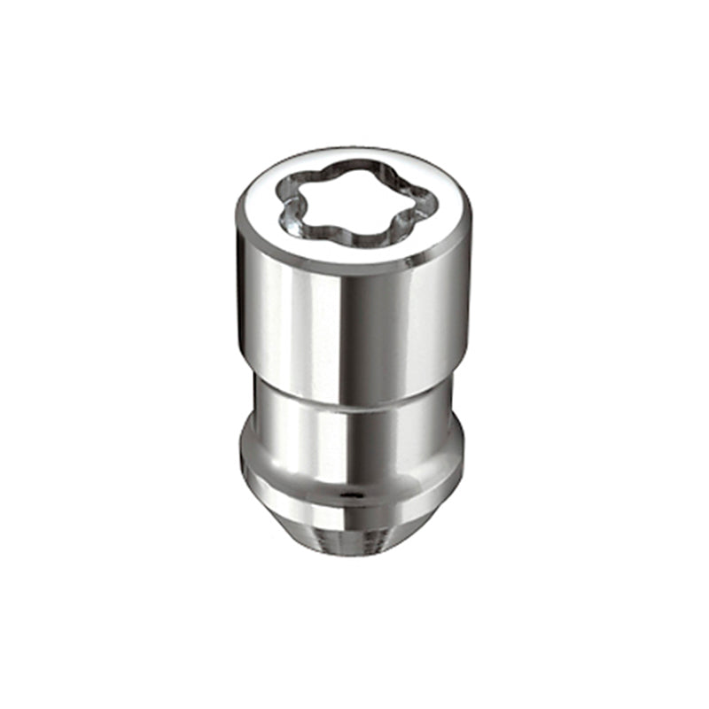 McGard Wheel Lock Nut Set - 5pk. (Cone Seat) 1/2-20 / 3/4 &amp;13/16 Dual Hex / 1.46in. Length - Chrome - 24538