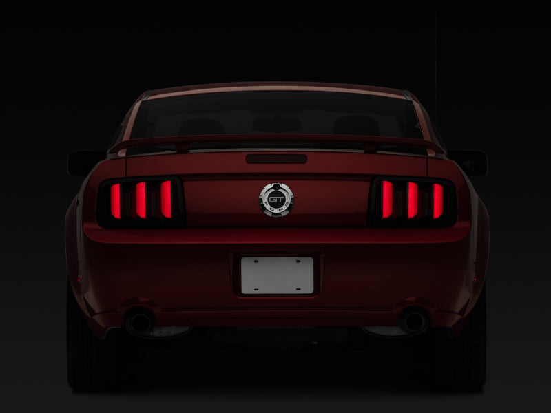 Raxiom 05-09 Ford Mustang Vector V2 LED Tail Lights- Black Housing (Smoked Lens) - 408588