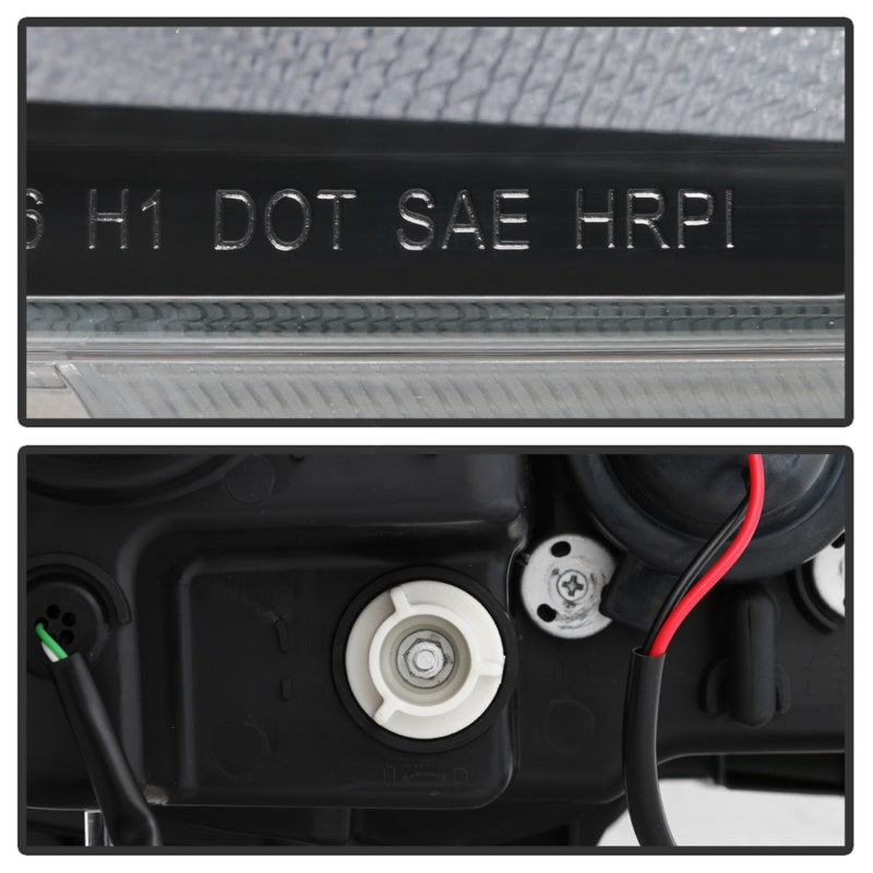 Spyder 16-18 Honda Civic 4Dr w/LED Seq Turn Sig Lights Proj Headlight - Black - PRO-YD-HC16-SEQ-BK - 5086099