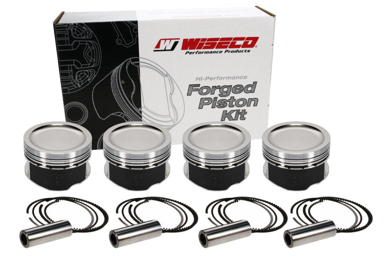 Wiseco Nissan SR20/SR20DET Turbo -12cc Dish 9.1:1 CR 87mm Piston Kit - K556M87AP