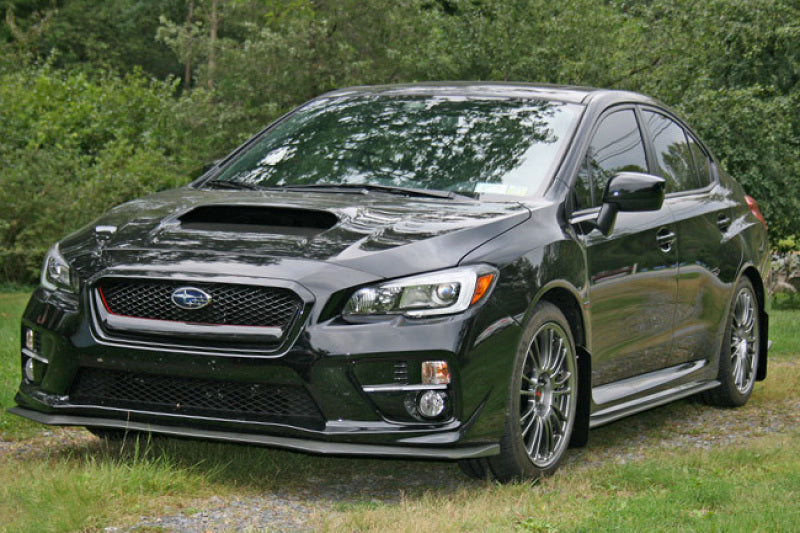 Rally Armor 15-21 Subaru WRX/STI (Sedan ONLY) Black UR Mud Flap w/ Light Blue Logo - MF32-UR-BLK/LBL
