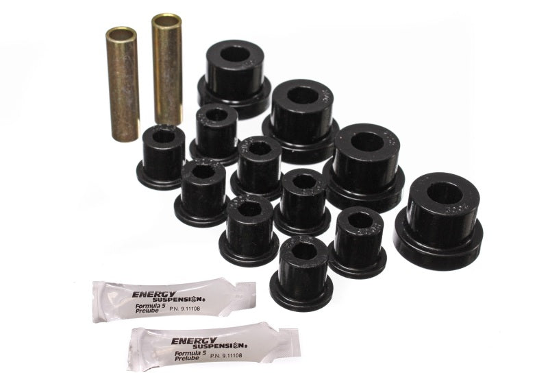 Energy Suspension Cj Frt Sprg Bush - Black - 2.2102G for 1976-1986 Jeep CJ7 - front view