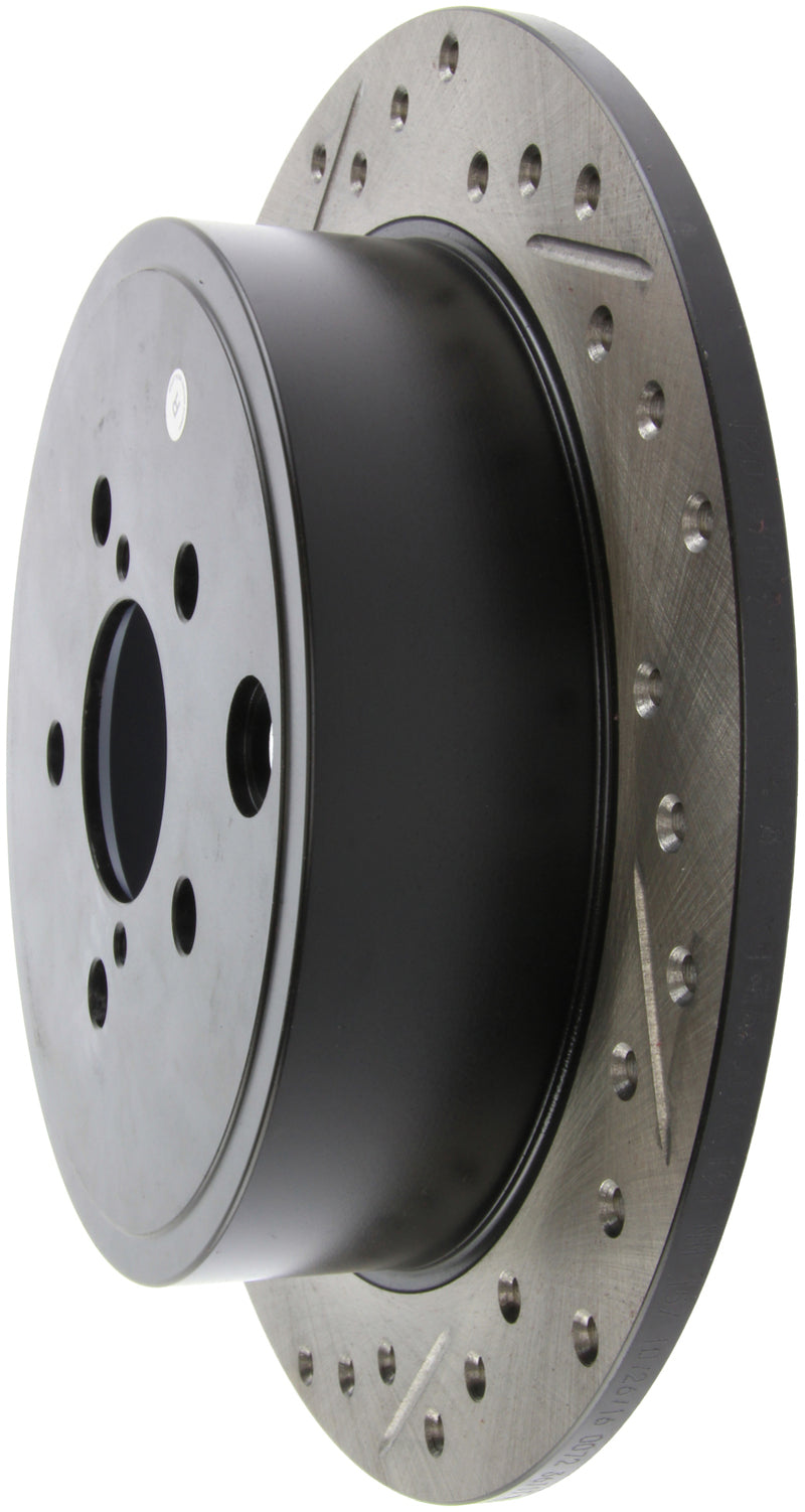 StopTech 08-10 Impreza WRX (Exc STi)/08-10 Impreza Coupe/Sedan Slotted & Drilled Right Rear Rotor - 127.47029R