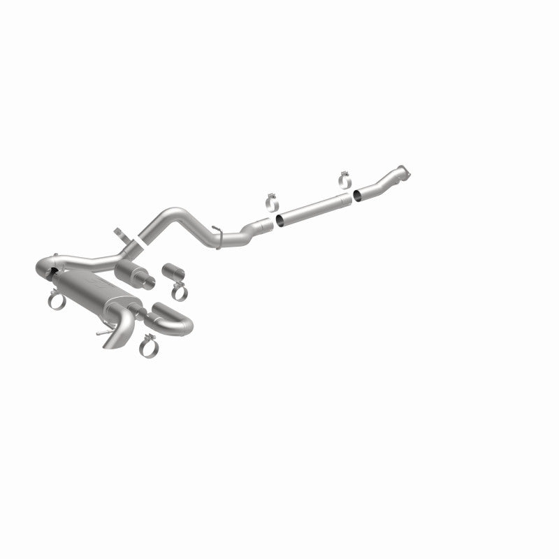 MagnaFlow 2021 Ford Bronco Overland Series Cat-Back Exhaust w/ Single Straight Driver Exit- No Tip - 19559