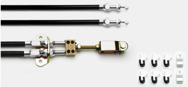 Wilwood Universal Parking Brake Cable Kit Disc/Drum Combination Parking Brake &amp; MC4 w/ Clevis - 330-9371