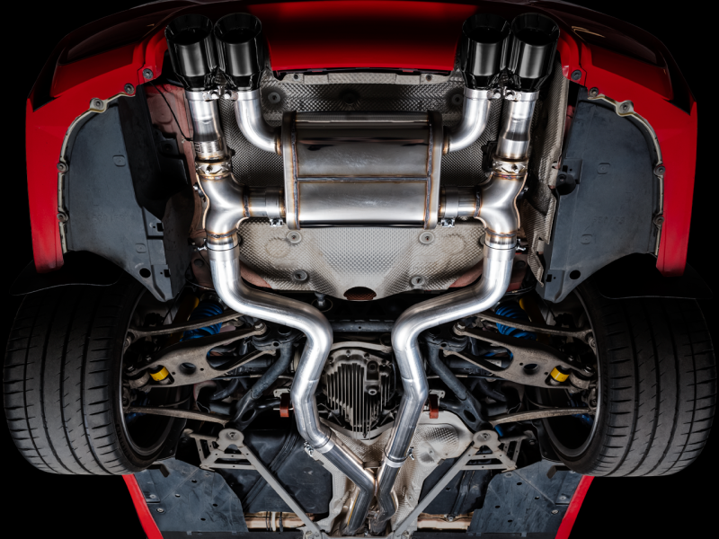 AWE Tuning BMW F8X M3/M4 Track Edition Catback Exhaust - Diamond Black Tips - 3020-43087