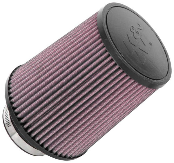 K&N Universal Clamp-On Air Filter 3-1/8in FLG / 6in B / 5in T / 7in H - RU-5100 for 1999-2005 Toyota Land Cruiser - front vie