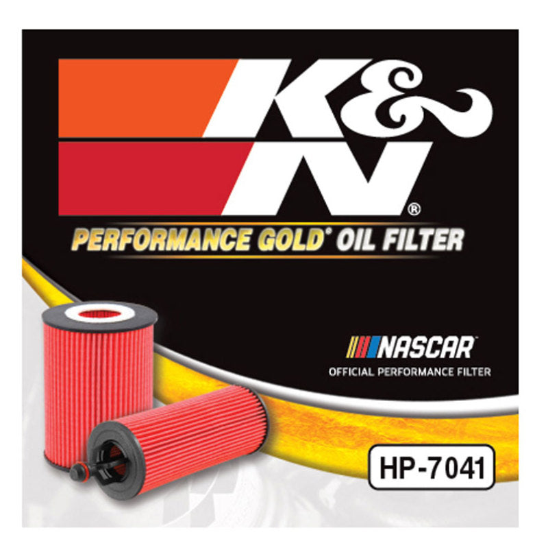 K&N Performance Oil Filter - 14-18 Fiat 500L 1.4L L4 Gas - HP-7041