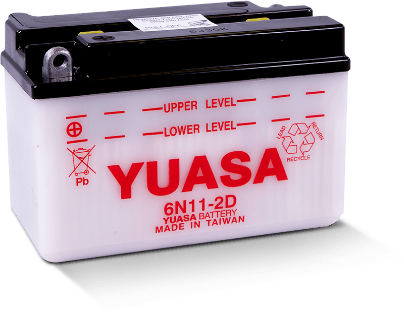 Yuasa 6N11-2D Conventional 6 Volt Battery - YUAM26112
