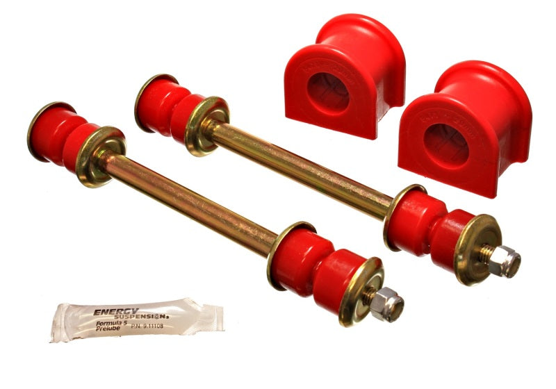 Energy Suspension 98-10 Mazda B-Series 4WD 29mm Red Front Sway Bar Bushing Set - 4.5157R for 1998-2011 Ford Ranger - angle vi