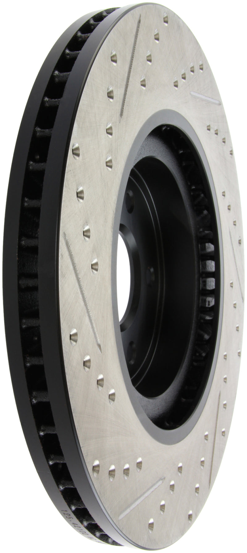 StopTech Infiniti G37 / Nissan 370Z SportStop Slotted &amp; Drilled Front Left Rotor - 127.42100L