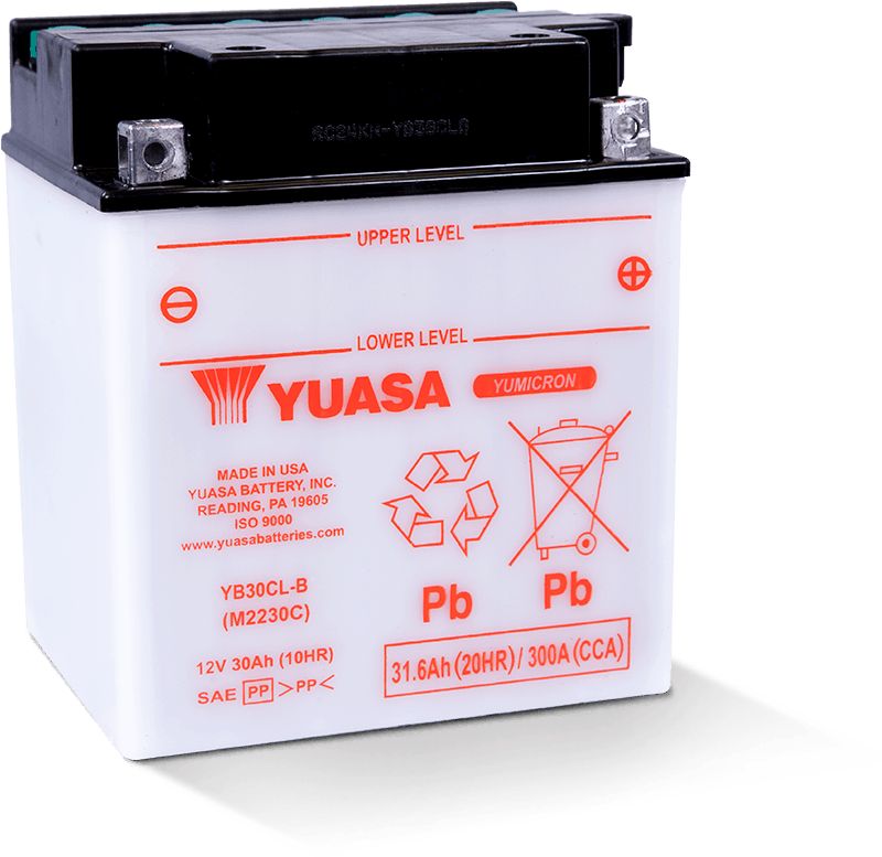 Yuasa YB30CL-B Yumicron CX 12 Volt Battery - YUAM2230CTWN