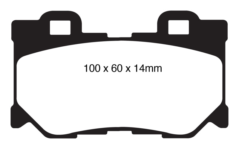 EBC 08-13 Infiniti FX50 5.0 Redstuff Rear Brake Pads - DP31824C