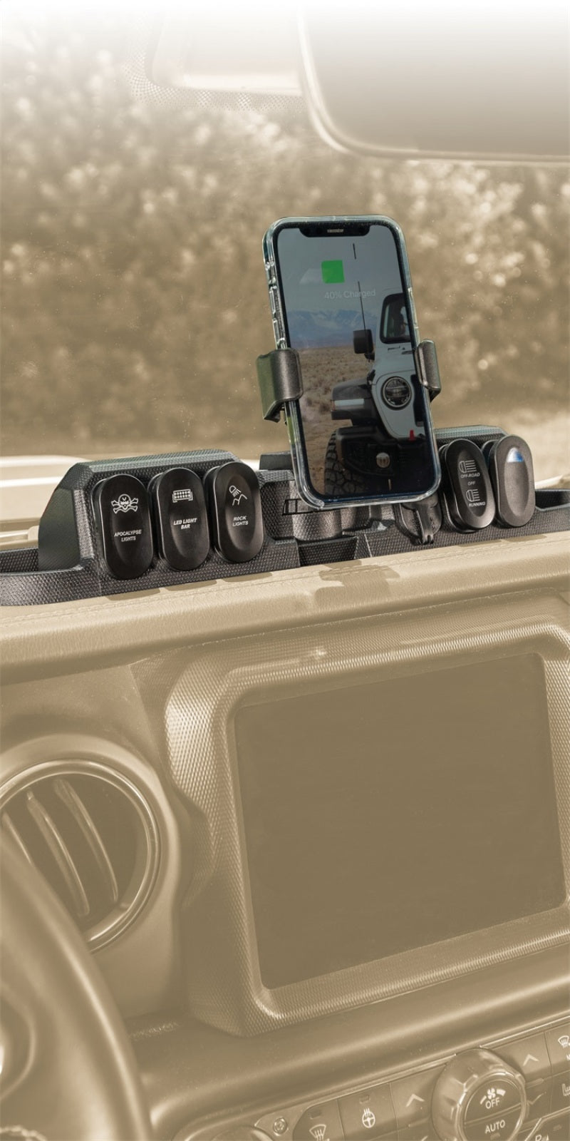Rugged Ridge 18- 22 Jeep Wrangler JL/ 20-22 Gladiator Eclipse Sun Shade Black Hard Top- Black - 13551.39