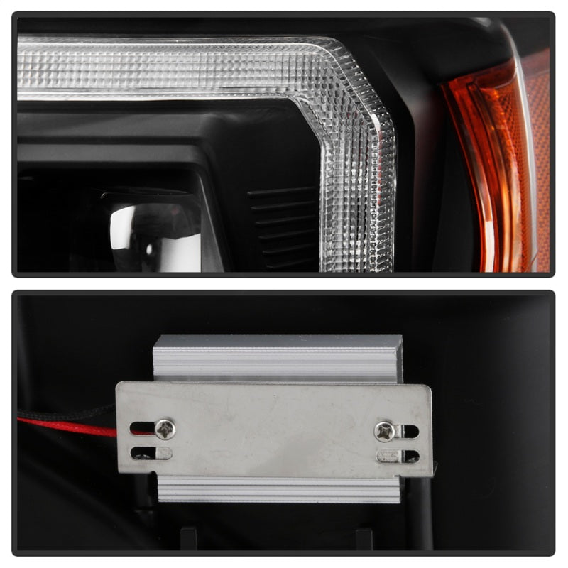 Spyder 16-20 Toyota Tacoma Halogen Model Only High-Power LED Headlights - Black PRO-YD-TT16HALAP-BK - 5088376